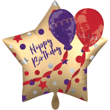 1 Ballon XXL - Satin Birthday