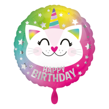 1 Balloon - Birthday Caticorn
