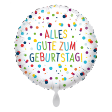 1 Balloon - EU Confetti Birthday Alles Gute