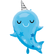 1 Balloon XXL - Narwhal Baby