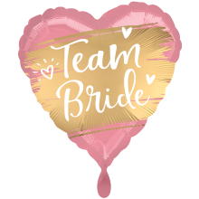 1 Balloon - Satin Gold Team Bride