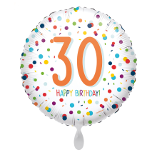 1 Balloon - EU Confetti Birthday 30