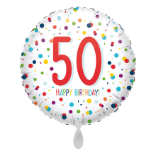 1 Balloon - EU Confetti Birthday 50