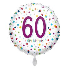 1 Balloon - EU Confetti Birthday 60