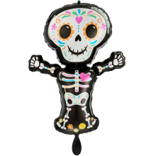 1 Balloon XXL - Shiny Day of the Dead