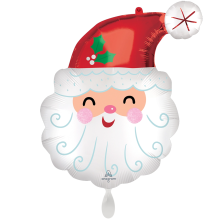 1 Balloon XXL - Laughing Santa Head