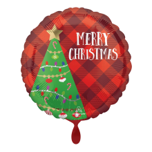 1 Balloon - Festive Christmas Tree Plate