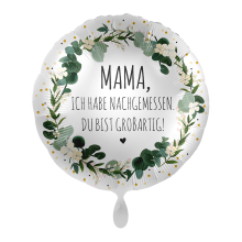 1 Balloon - Best Mom Greenery - GER