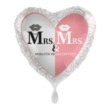 1 Balloon - Mrs. & Mrs. Finally Married - GER