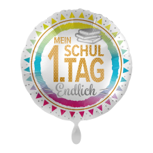 1 Ballon - Mein 1. Schultag - Endlich