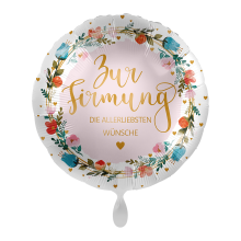 1 Ballon - Zur Firmung Floral