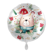 1 Ballon - Cute Christmas Bear