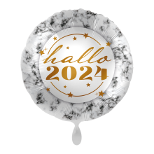 1 Balloon - Hello 2024 Marble - GER