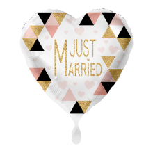 1 Ballon - Just Married Modern