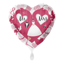 1 Ballon - Mr. & Mrs.