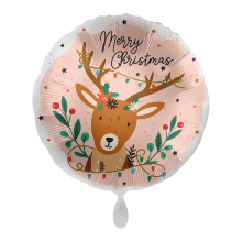 1 Balloon - Holly Jolly Reindeer - ENG