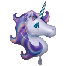 1 Ballon XXL - Einhorn Pastel