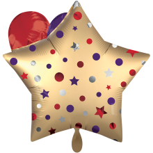 1 Ballon XXL - Satin Birthday