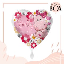 Balloha® Box - DIY Baby Nilpferd Mädchen