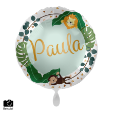 1 Ballon - Personalize IT - Jungle Friends