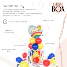 Balloha® Box - DIY Endlich Schulkind Regenbogen