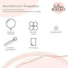 1 Balloon Bouquet - Modern Birthday Vibes - GER