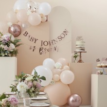 5 Balloons - Baby in Bloom - Flower Confetti