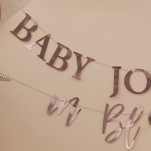 1 Bunting - Customisable Baby in Bloom - Foiled