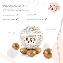 1 Balloon Bouquet - Hello Happy Birthday - ENG