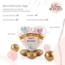 1 Balloon Bouquet - Celebrate Pastel - GER