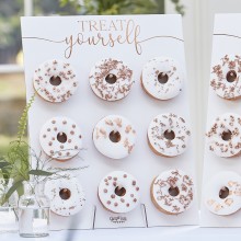 2 Donut Wall - Rose Gold foiling, 2 panels