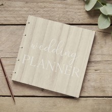 1 Planner - Wedding Wooden Planner with Dividers, envelopes & prompts