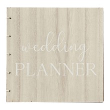 1 Planner - Wedding Wooden Planner with Dividers, envelopes & prompts