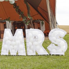 6 Balloon Mosaic XL - Mr & Mrs