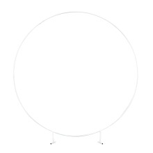 1 Moongate Hoop - White