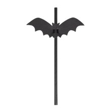 16 Paper Straw - Bat Flag