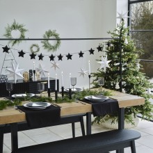 Bunting - Cut Out Trees - Black