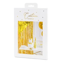 1 Glittervorhang - 2,5m - Shiny Gold