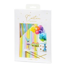 1 Glittervorhang - 1,95m - Bunt