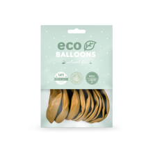 10 ECO-Luftballons - Ø 30cm - Metallic - Gold