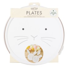 8 Plate - Bunny Face with Interchangeable Ears - Fully Eco