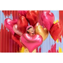1 Ballon XXL - Herz - Pink