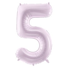 1 Balloon XL - Zahl 5 - Lila