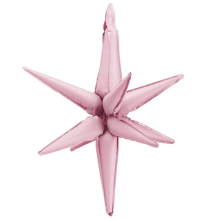 1 Ballon XXL 3D - Star Light Pink