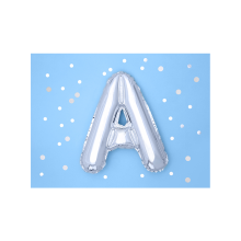 1 Ballon XS - Buchstabe A - Silber