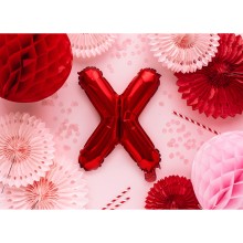 1 Ballon XS - Buchstabe X - Rot