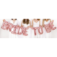 1 Ballon - Schriftzug - BRIDE TO BE