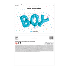 1 Ballon - Schriftzug - BOY