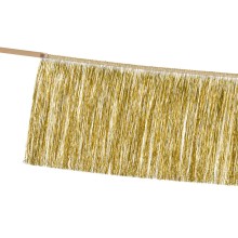 1 Girlande - Fringe Girlande Gold