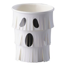 Paper Cups - Fringe Ghosts - White